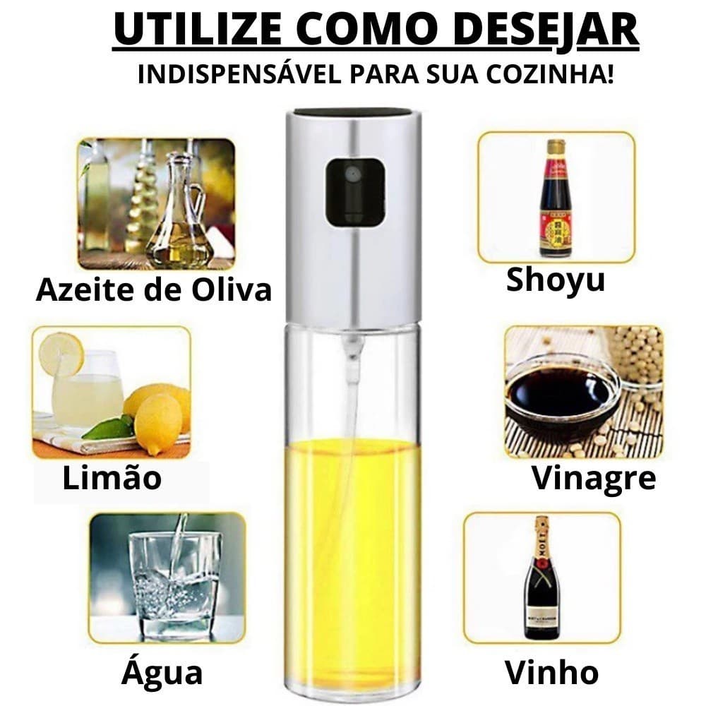 1 Peça Borrifador Azeite Pulverizador Premium Culinário Adequado Para Cozinhas 100ml Promoção