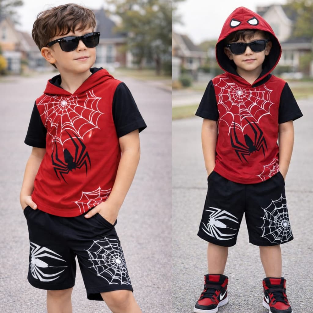 Conjunto Menino Infantil Homem-Aranha Spider do 2 ao 10 anos