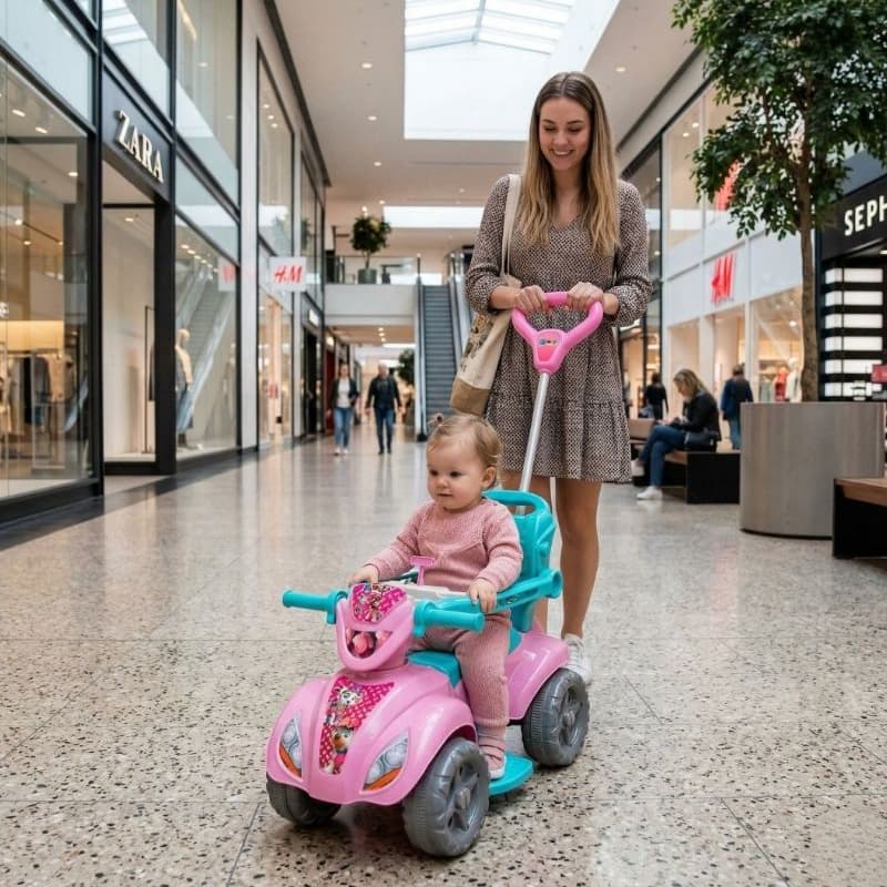 Quadriciclo Infantil Passeio Motoca Veiculo Criança Robusto Seguro Diversao