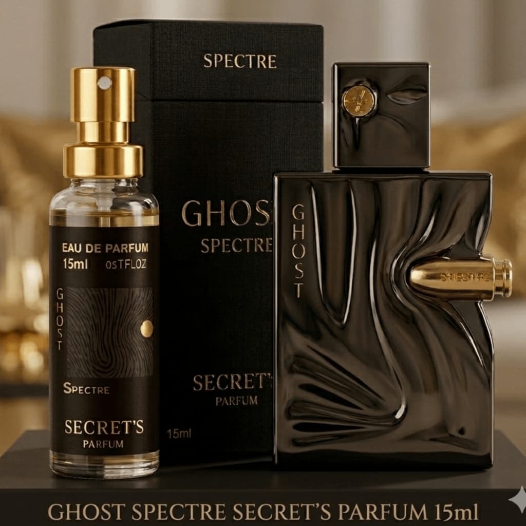Mini Perfume de Bolso Spectre Ghost 15ml Masculino Longa Duração Fragrância Marcante para presente