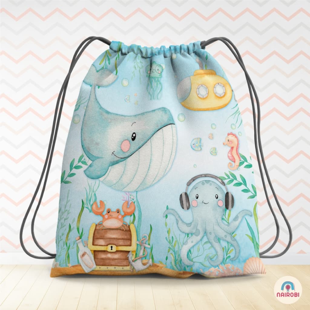 Mochilinha Mini 19x28cm Personalizada Kit 50 a 100 Lembrancinha Infantil Festa Vários Temas com  nome