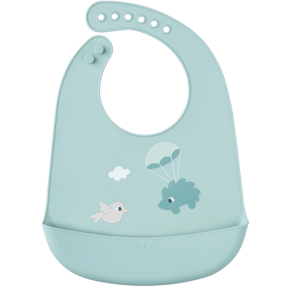 Babador Silicone Pega-migalhas Cloudy Buba Bebê