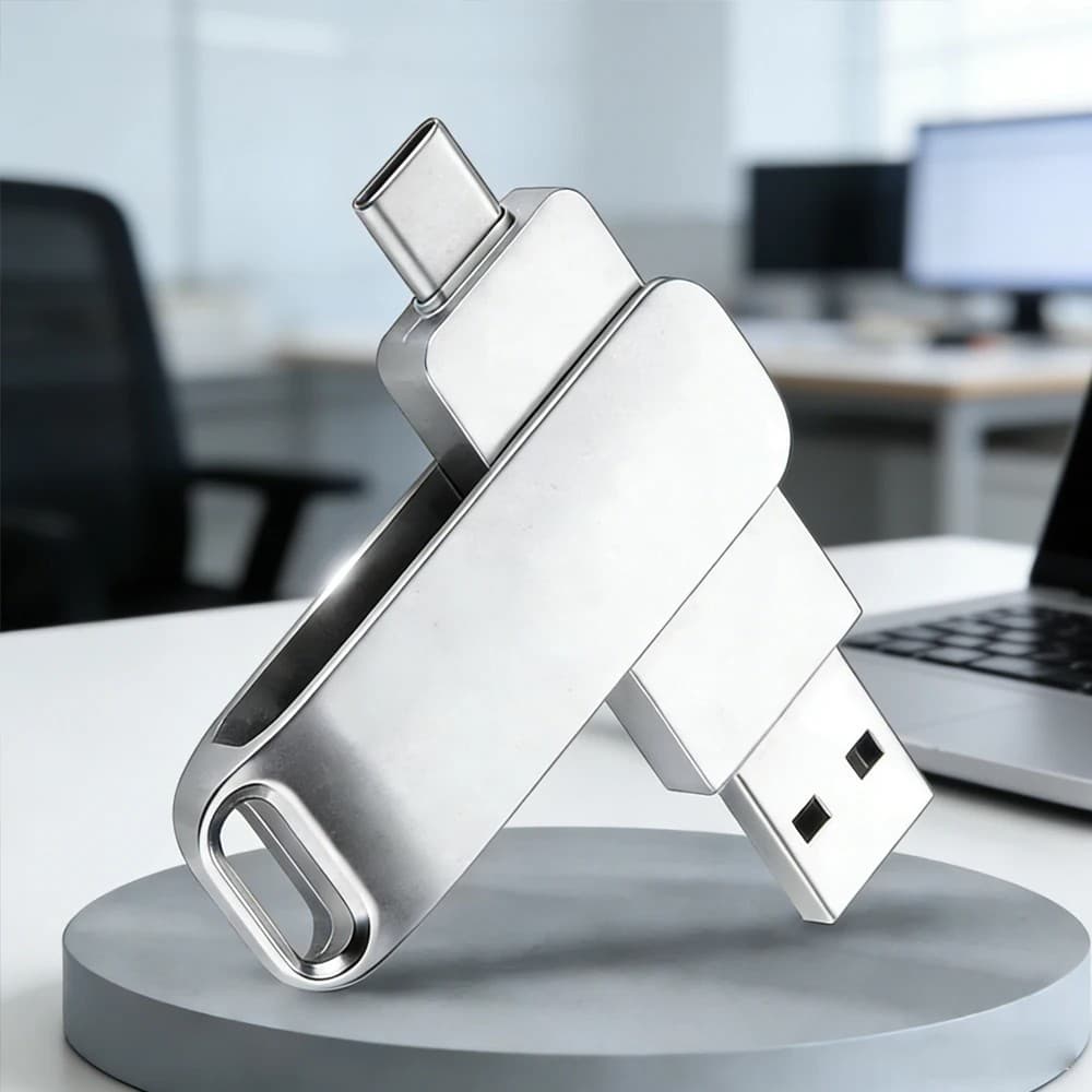 Pen Drive 2 em 1 Tipo-C + USB 3.0 Tipo C pen drive Memória Vara 8 /16/32/64/128GB cle flash memoria