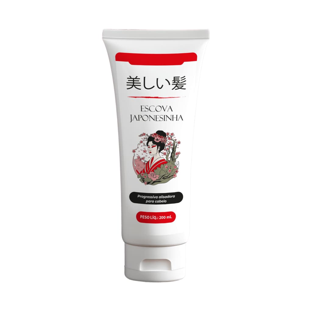 Progressiva de Chuveiro Japonesinha 200ml | Sem Formol | Alinha, Reduz Frizz e Dá Brilho Imediato