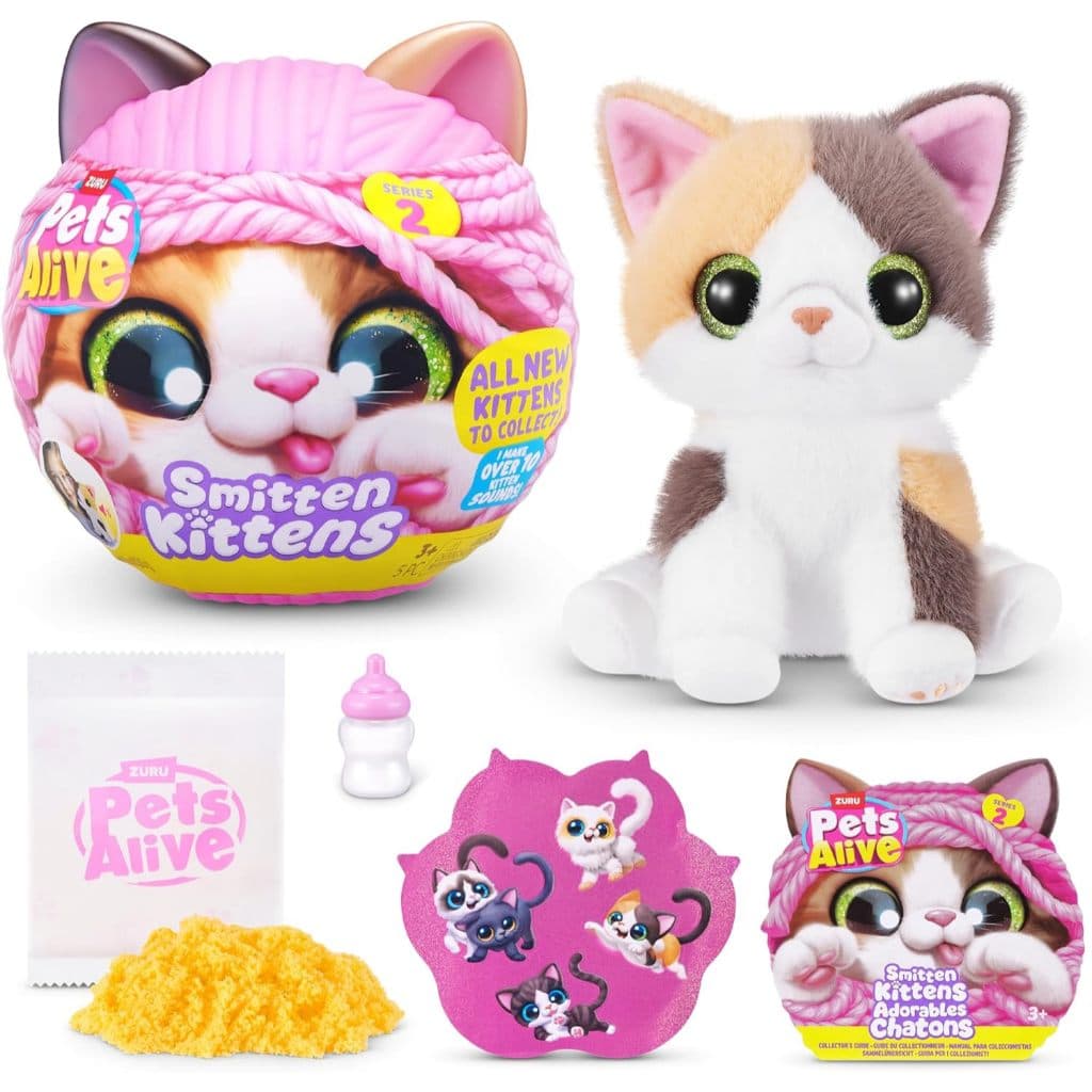 Pets Alive Smitten Kittens Gato de Pelúcia Surpresa SERIE 2 Candide