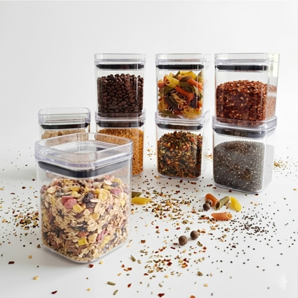 Kit 2 até 6 Potes Herméticos 150mL para Temperos e Especiarias