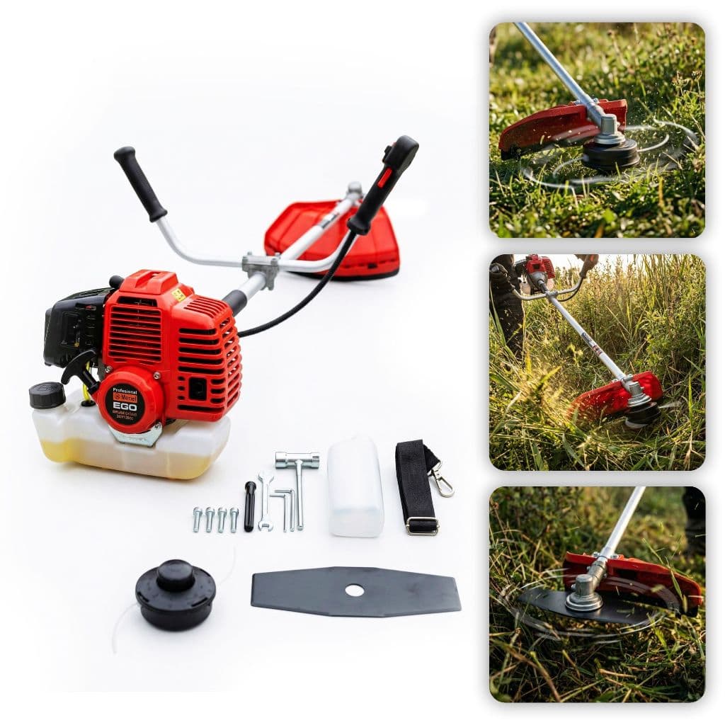 Roçadeira Gasolina Profissional Terra 52cc 2,5hp 2 Tempos