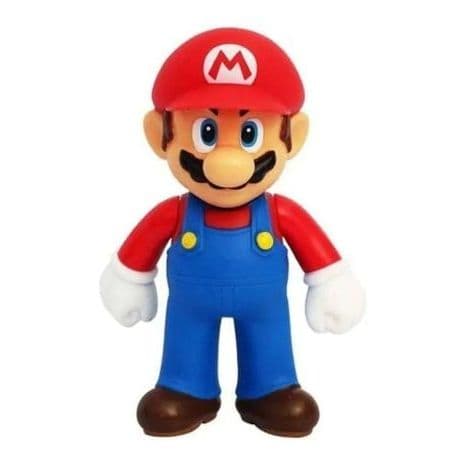 Boneco Super Mario Bros. Articulado 30cm - Toys em vinil super macio