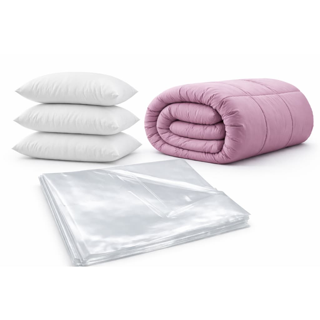 Kit 10 Saco Protetor Plástico Para Edredom Cobertor 80x100cm