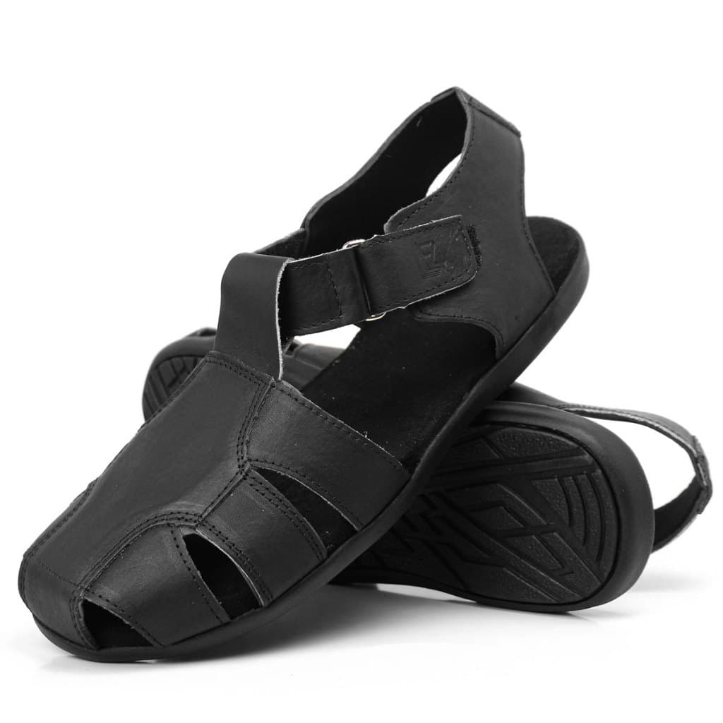 Sandália Masculina em Couro Super Confortável Promoção