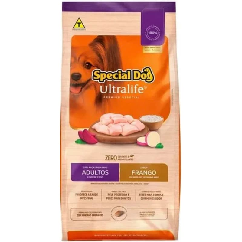 special dog ultralife 10,1kg sabor frango