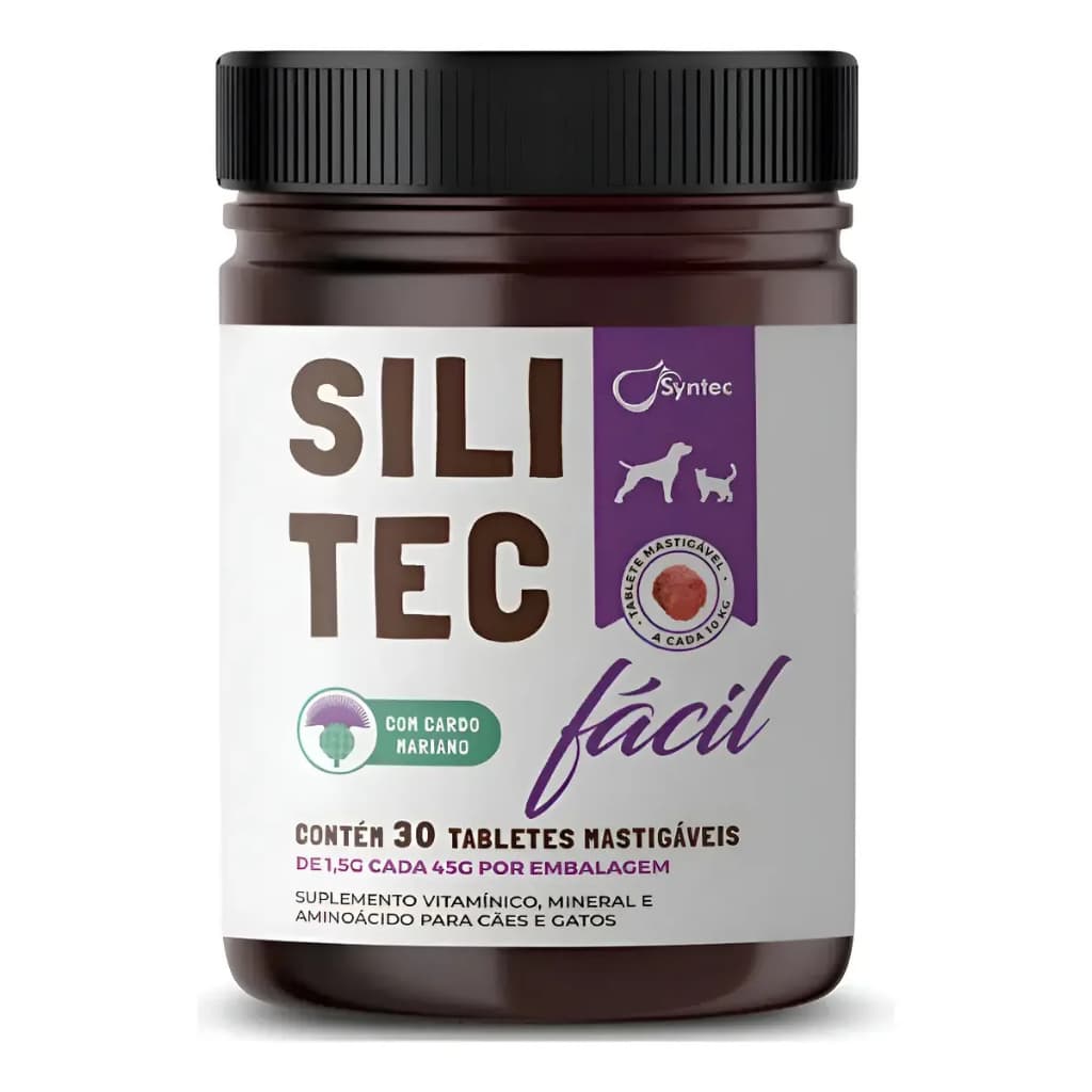 Silitec Fácil 30 Tabletes Mastigáveis