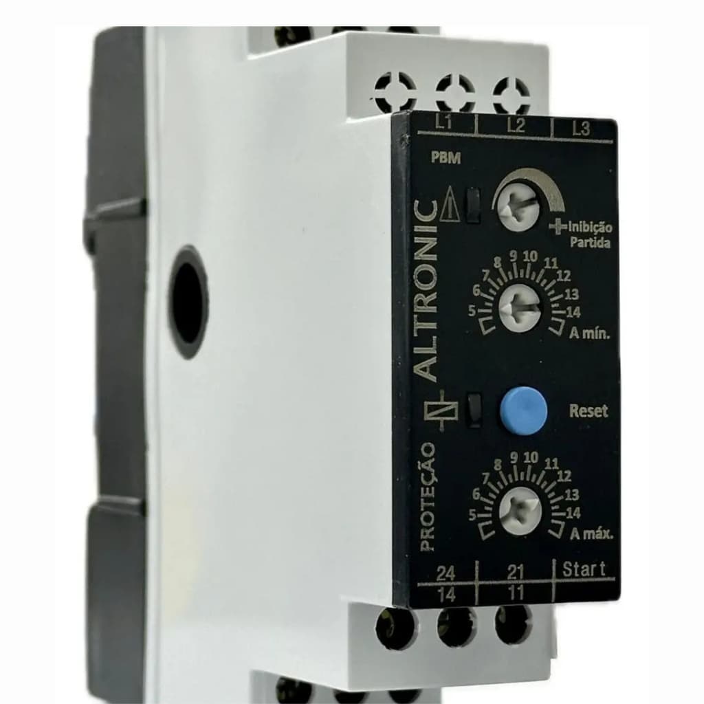 Pump Ca Mm - Relé De Proteção Unificada  Trif - 220/380VCA (5-14A)