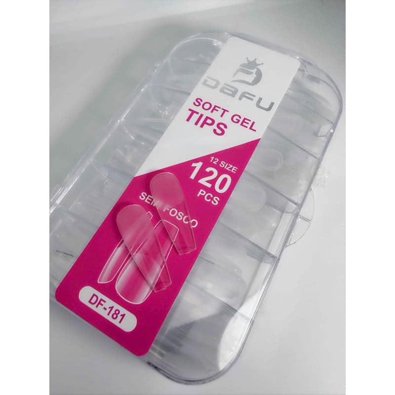 Dafu Soft Gel Transparente 120 Unid Bailarina com box Dafu Soft Gel