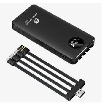 Power Bank 10000mah Bateria, Portátil Com 4 saídas H'maston YD22