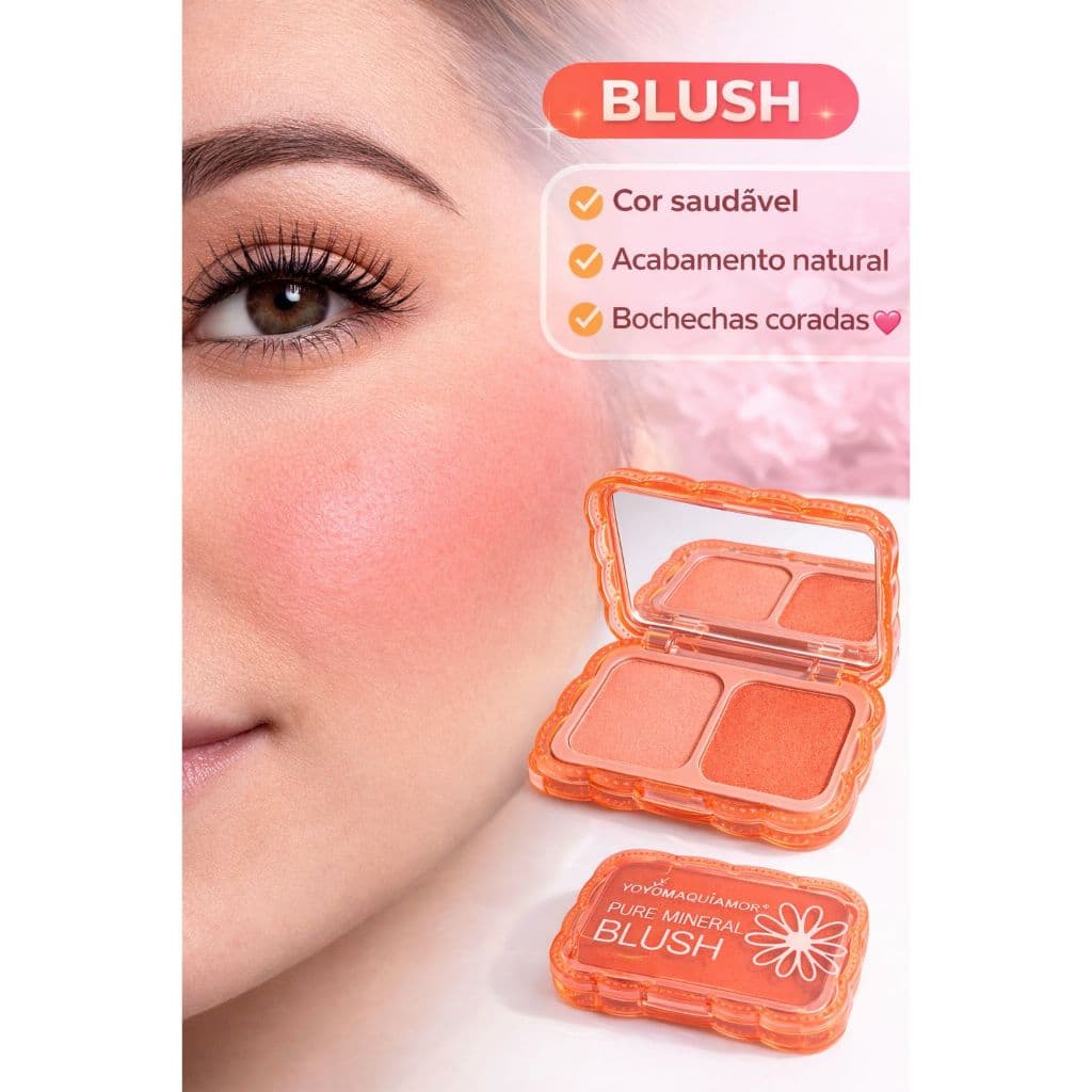 Blush Compacto Ultrafino Duo