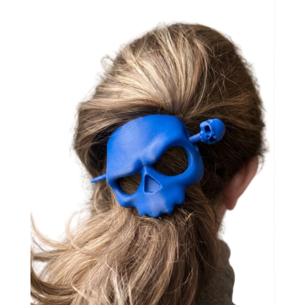 PRESILHA DE CABELO CAVEIRA