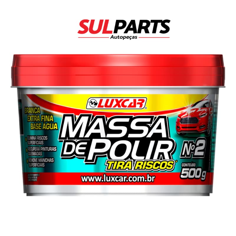 Massa de Polir Tira Riscos Luxcar N2 500g