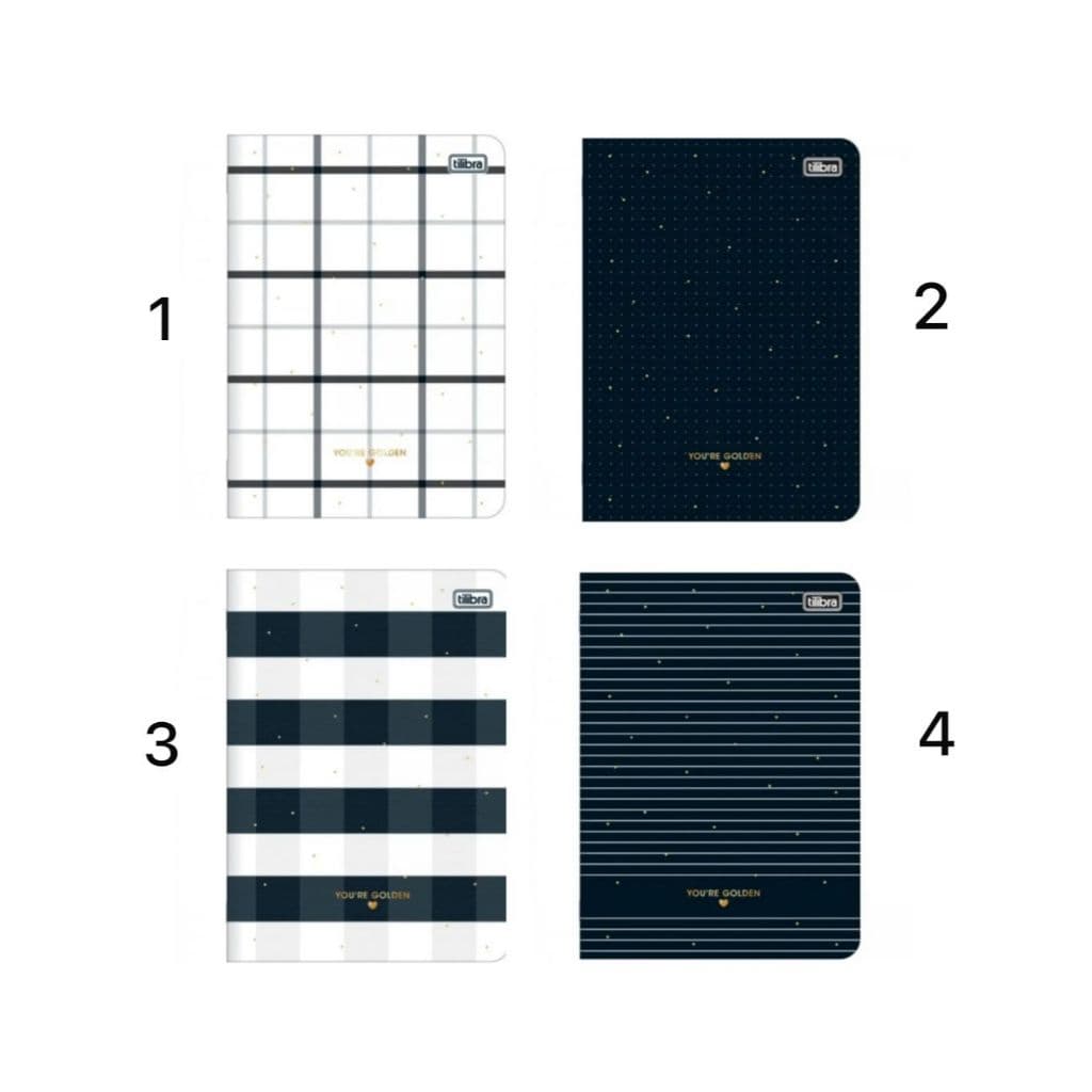 Kit 2 Cadernos Grampeado College West Village - Tilibra 32 folhas