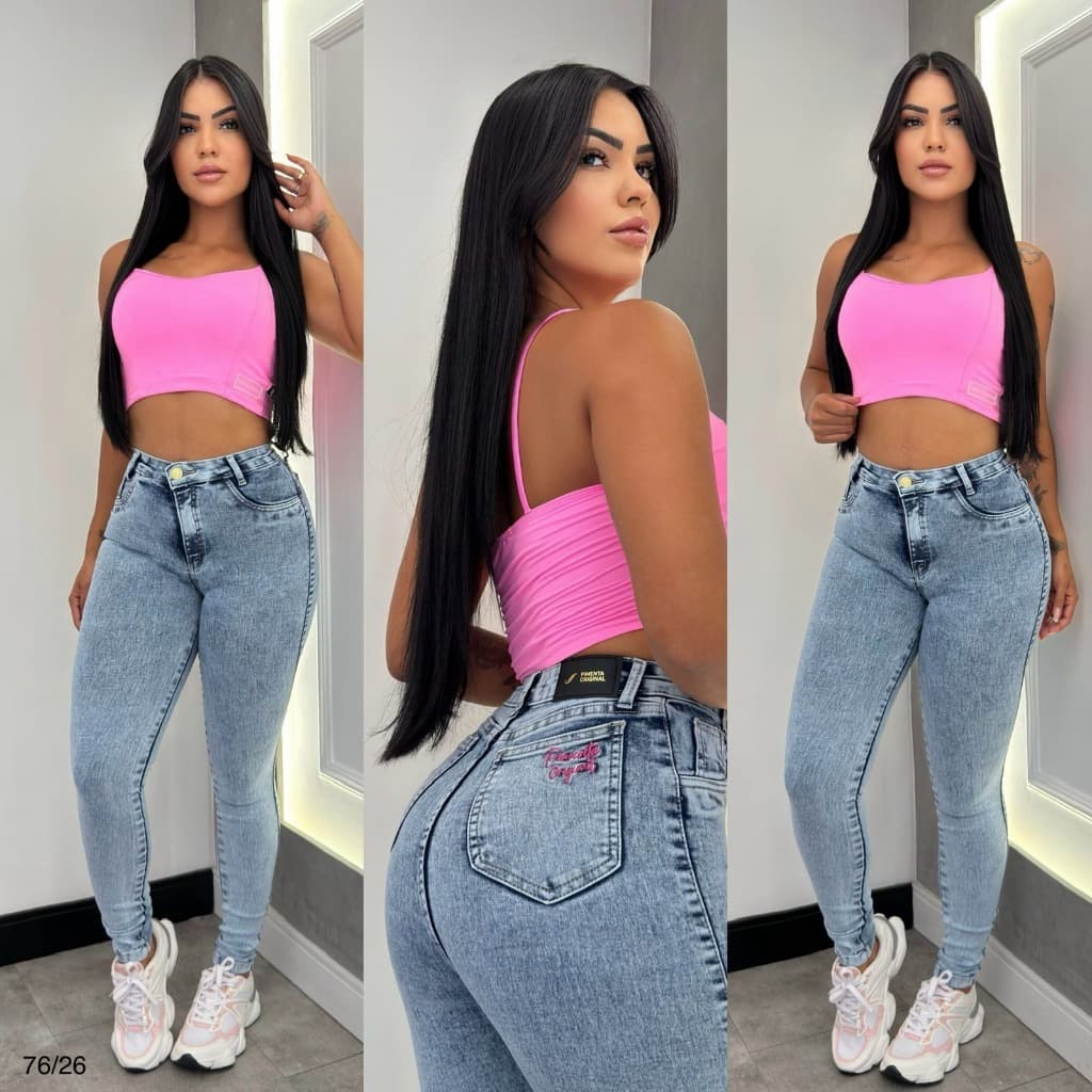 Calça Feminina Calça Jeans Sal e Pimenta Calça Sal E Pimenta Calça Jeans Feminina