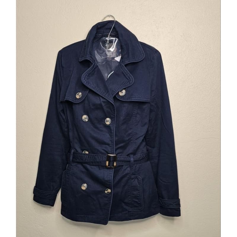 Parka/Jaqueta/casaco longo/sobretudo/Trench Coat Azul Marinho