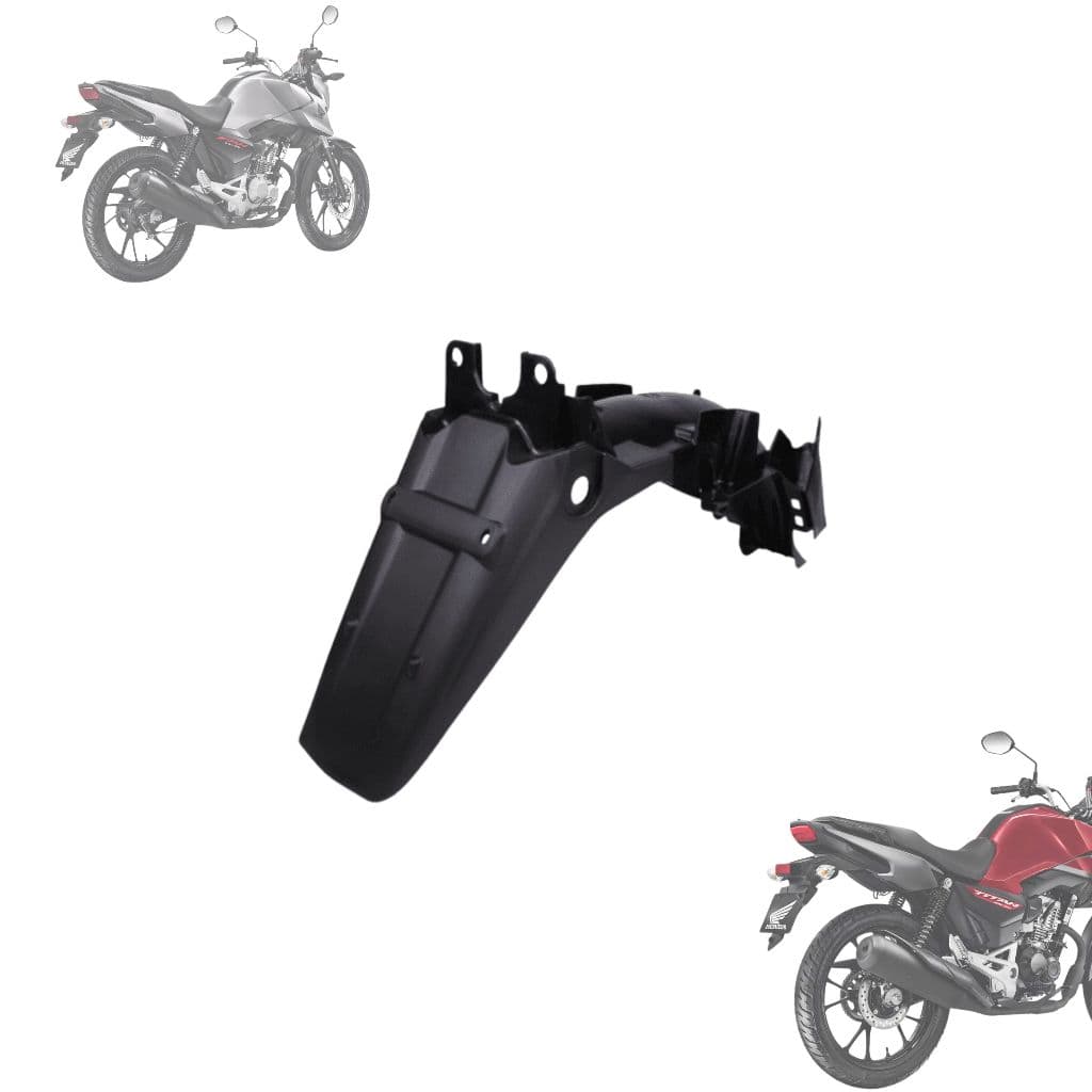 Paralama Traseiro Titan 125 2000 a 2004 Fan 125 2005 a 2008