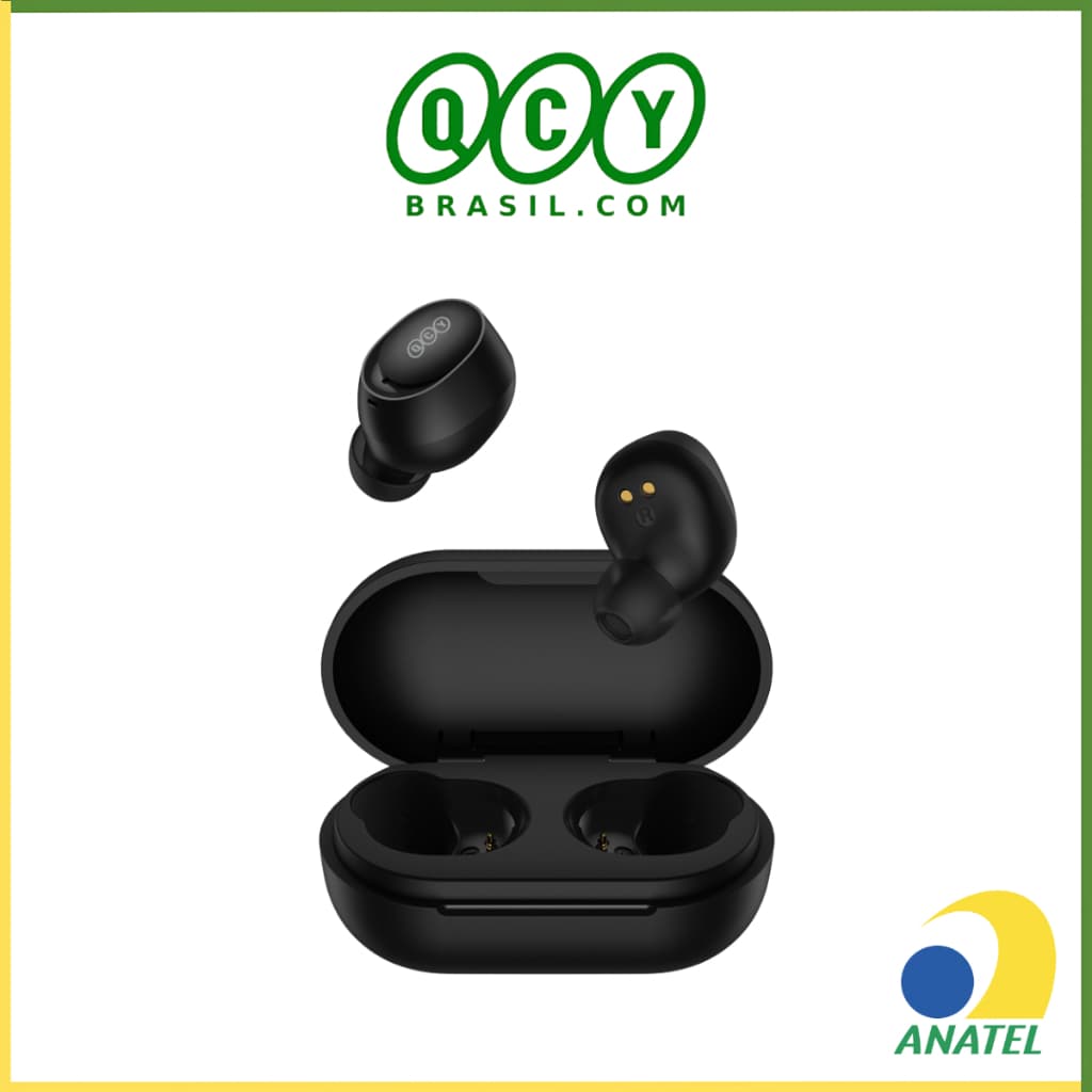 Fone de Ouvido QCY T27 Arcbuds Lite, Sem Fio Bluetooth 5.3 TWS, Cancelamento de Ruído ENC