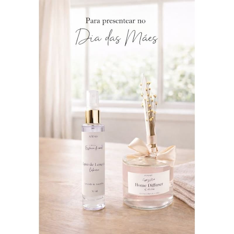 Kit Presente Dia das Mães  Difusor 250ml + Água de Lençóis Lavanda & Baunilha