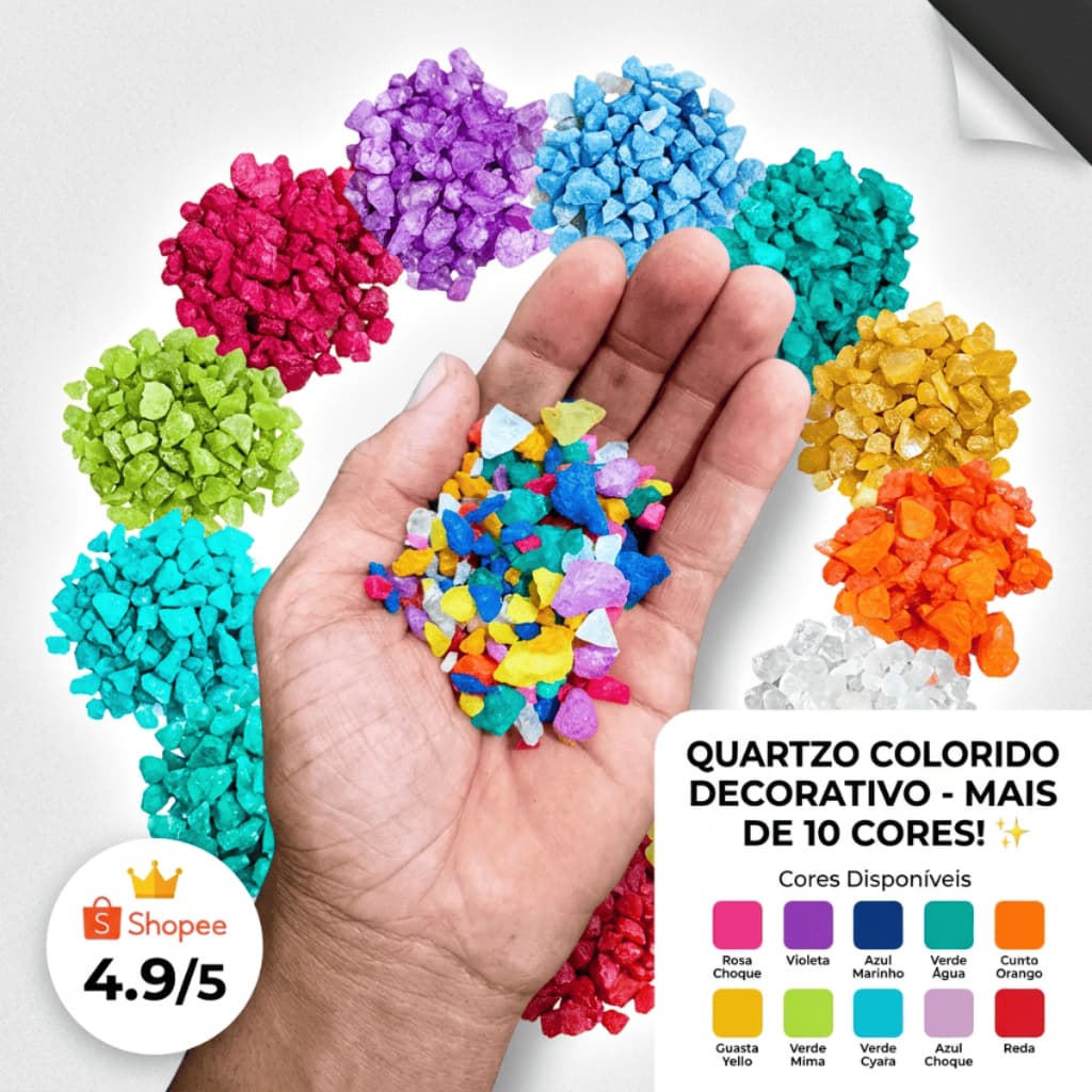 PEDRINHAS DE QUARTZO 1KG A 10KG -AQUÁRIO VASOS DE PLANTA DECORAÇÃO ARTESANATO VELAS JARDINS  Nº2