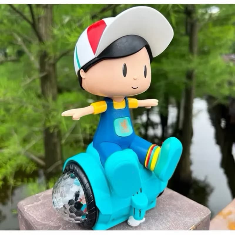 Boneco Dançarino Radical no Hoverboard com Luzes LED e Som – Brinquedo Musical Interativo oferta