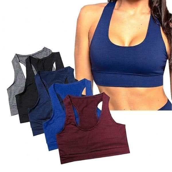 Kit 4 Top Academia Fitness Nadador Suplex Liso Casual  Roupas Femininas