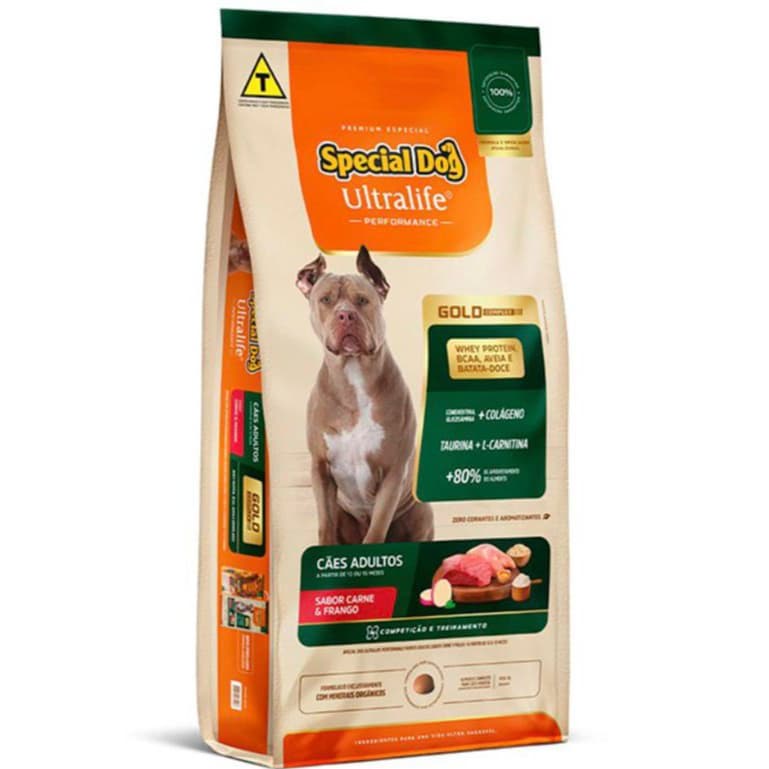 Ração Special Dog Ultralife Gold Performance Adulto