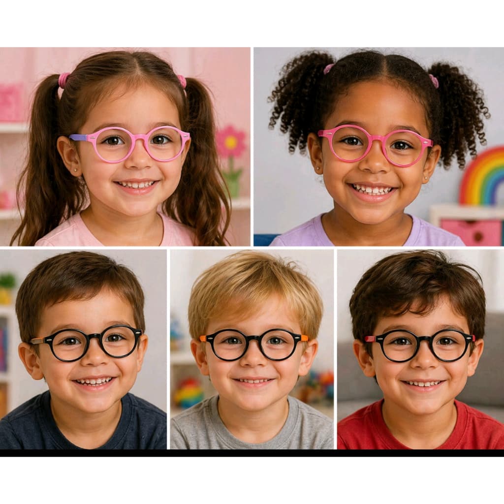 OCULOS ARMAÇÃO INFANTIL 4 A 7 ANOS FLEXIVEL