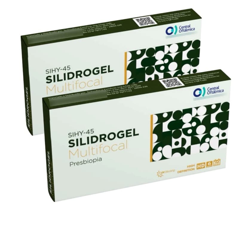 2 Caixas Lentes de Contato Silidrogel Multifocal