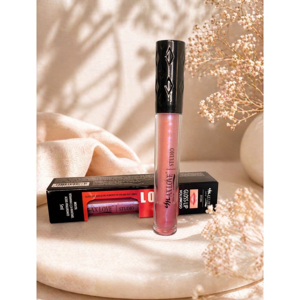 ✨ Gloss Labial Max Love Studio – Efeito Volumoso e Brilho Intenso ✨