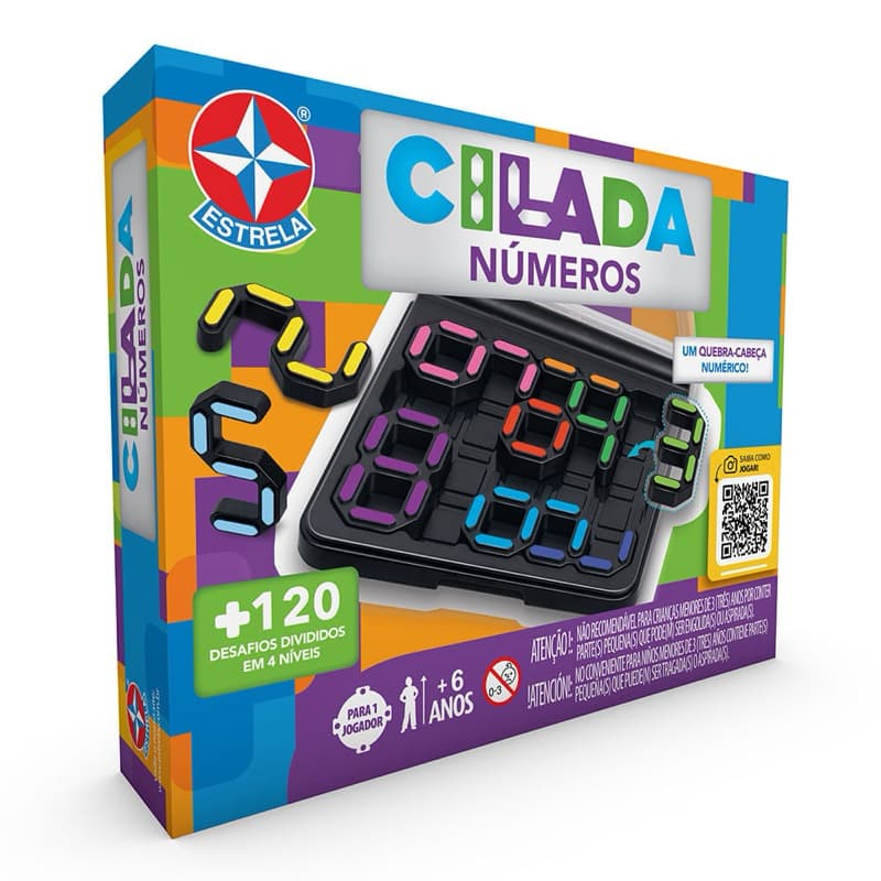 Jogo Cilada Números – Desafie Seu Raciocínio! Brinquedo Infantil
