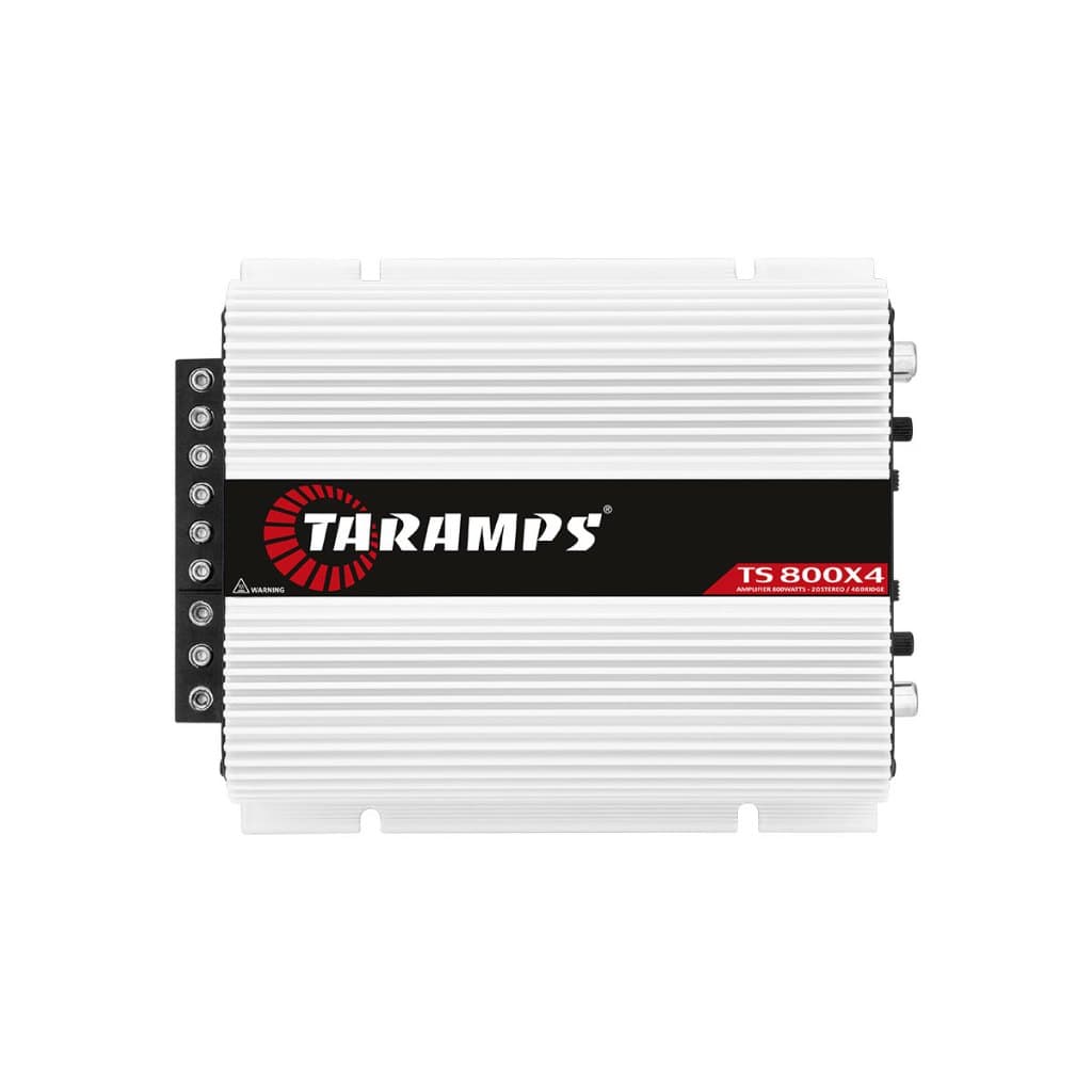 Módulo Amplificador Taramps TS 800x4 Canais 800W RMS 2 Ohms Original Entrada Fio e RCA Full Range