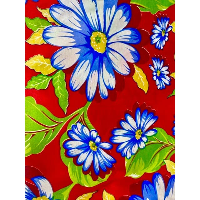 Tecido Chitão Floral - 100% poliester -  Para festa juninas, roupas, decoração, e artesanato,.