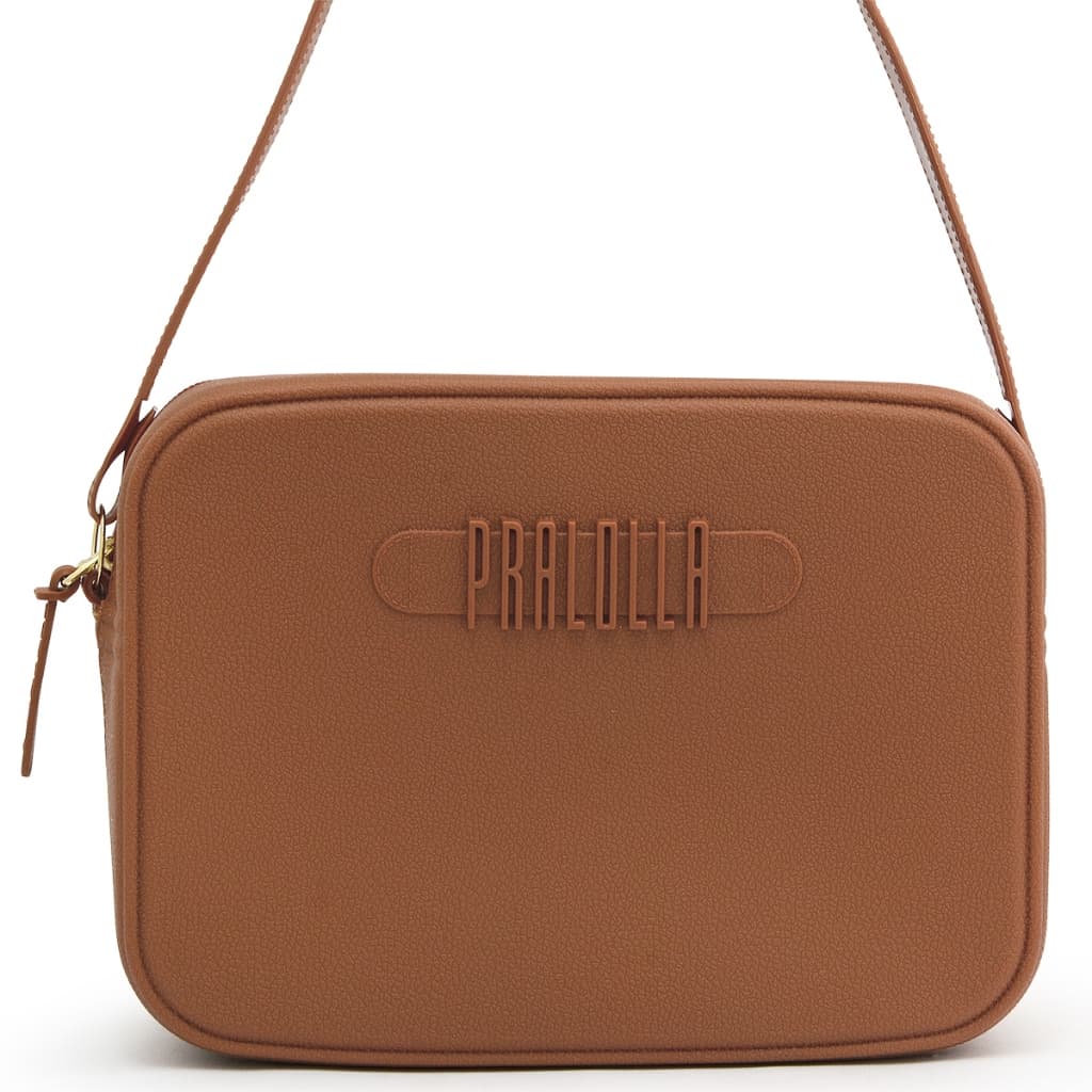 Bolsa Pralolla Feminina Transversal de Ombro Emborrachada