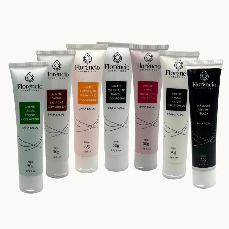 Creme Faciai Florêncio Cosméticos 50g