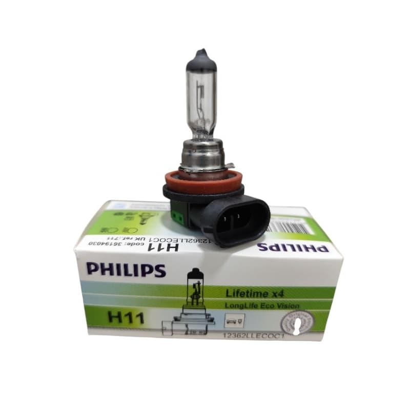 Lâmpada H11 12 Volts 55 Watts PH12362 Standard PGJ 19-2 Halógenea 3.200k Carro e Moto