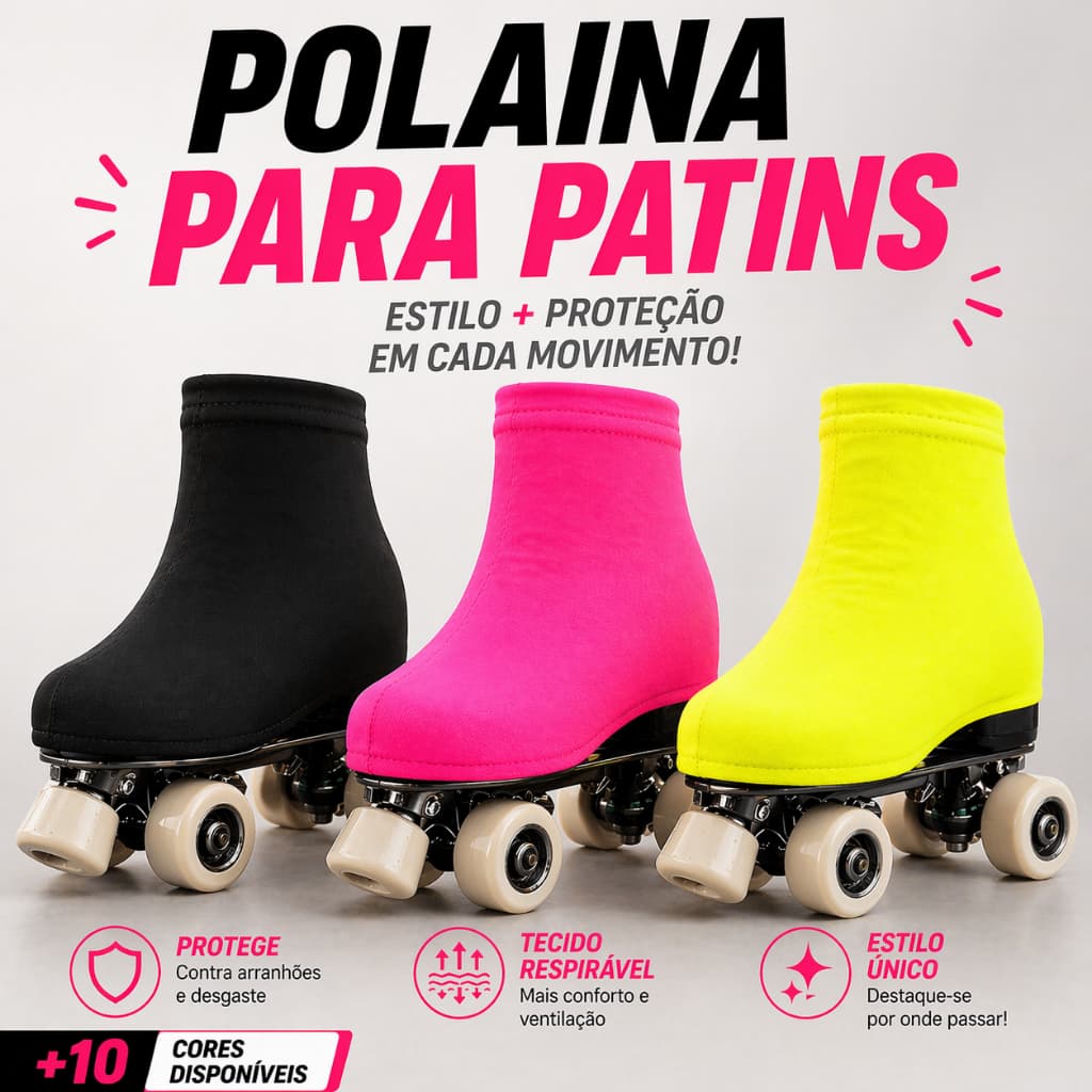 Capa Cobre Bota Polaina Para Patins Quad Capa Protetora para roller Tecido Resistente Elástica Quad Inline Kangoo Roller