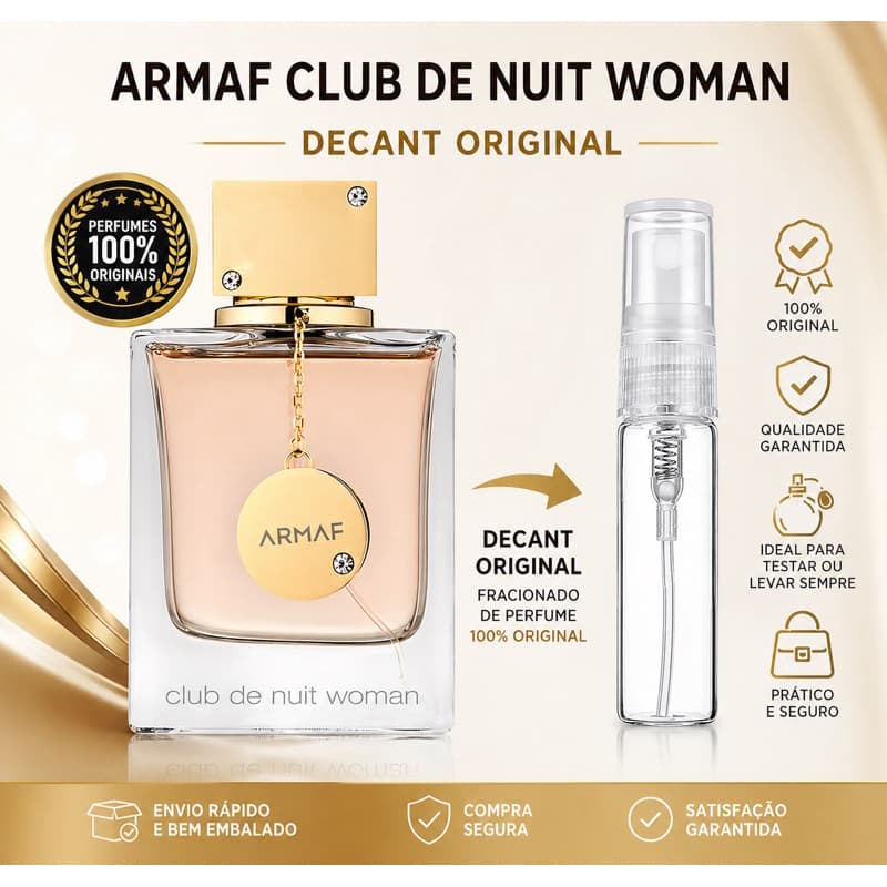 Club de Nuit Woman Perfume Árabe Original Feminino