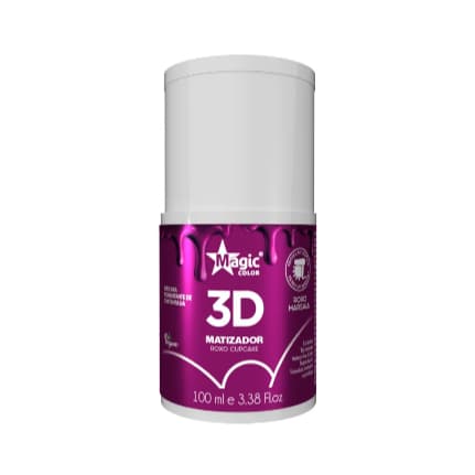 Magic Color Mini Matizador 3D Roxo Cupcake 100ml Máscara Pigmentadora Efeito Camaleão