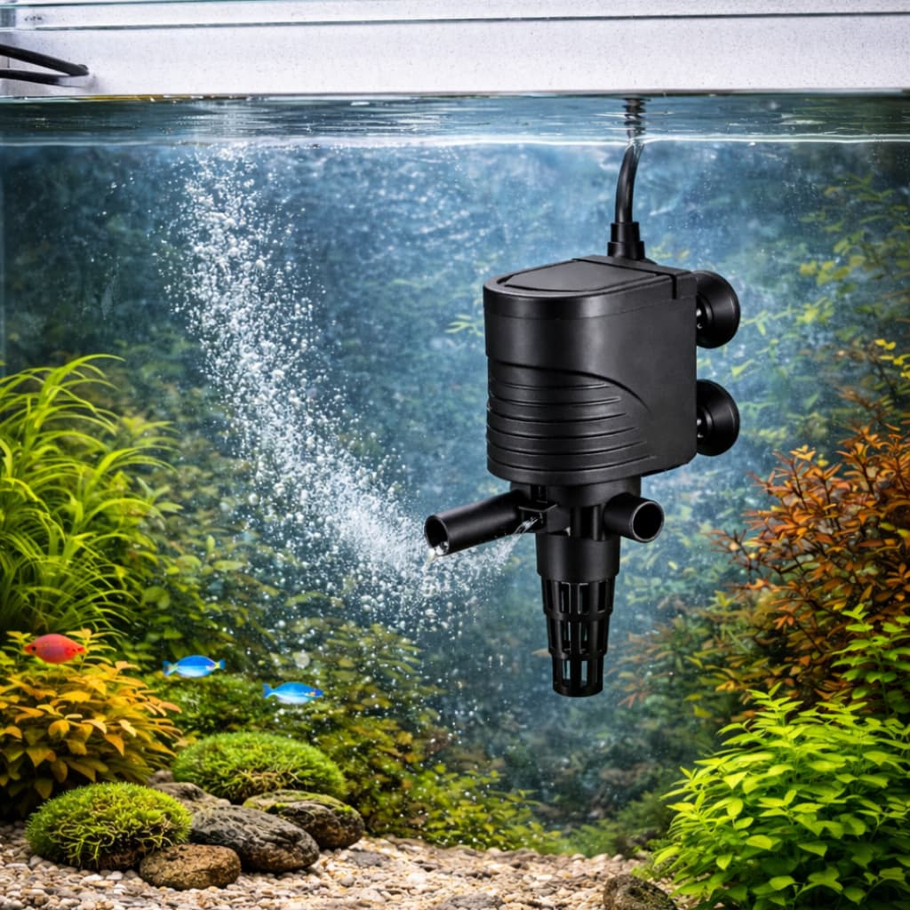 Bomba Submersa de Água Aquatank BS-1500 1500L/H para Aquário e Fonte Potente