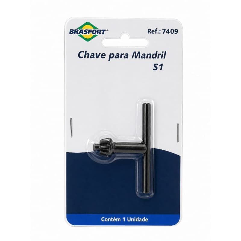 Chave para Mandril - Modelo S1 -  4mm (5/32") - 6mm (1/4") - 8mm (5/16")