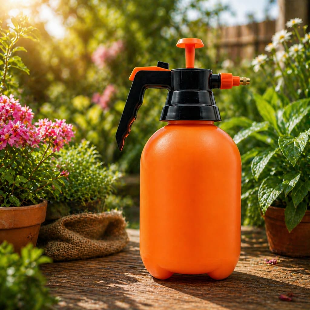 Pulverizador Borrifador Manual de Pressão Multiuso Jardinagem Limpeza Compacto e Versátil