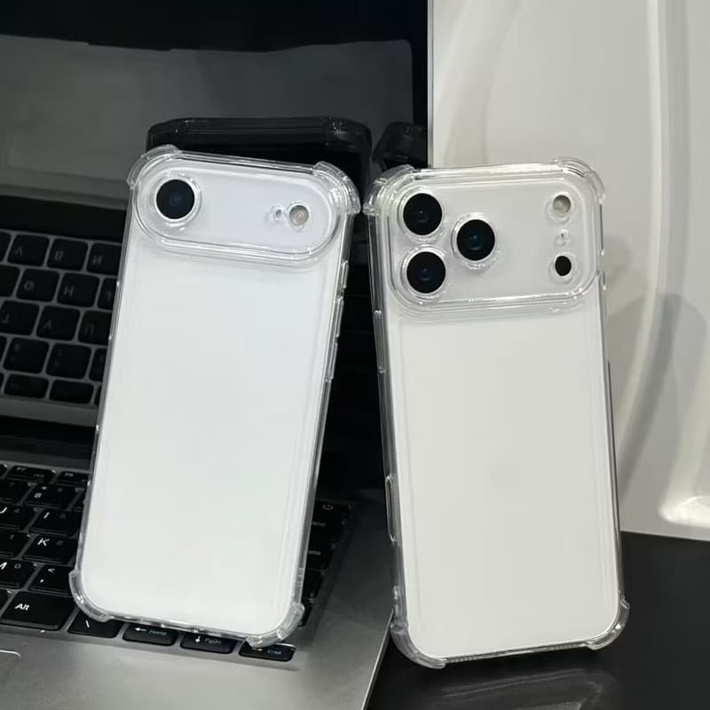 Capa Capinha Fechar câmera Anti impacto Para iPhone 17 / 17 air / 17 pro / 17 pro max TPU Transparente