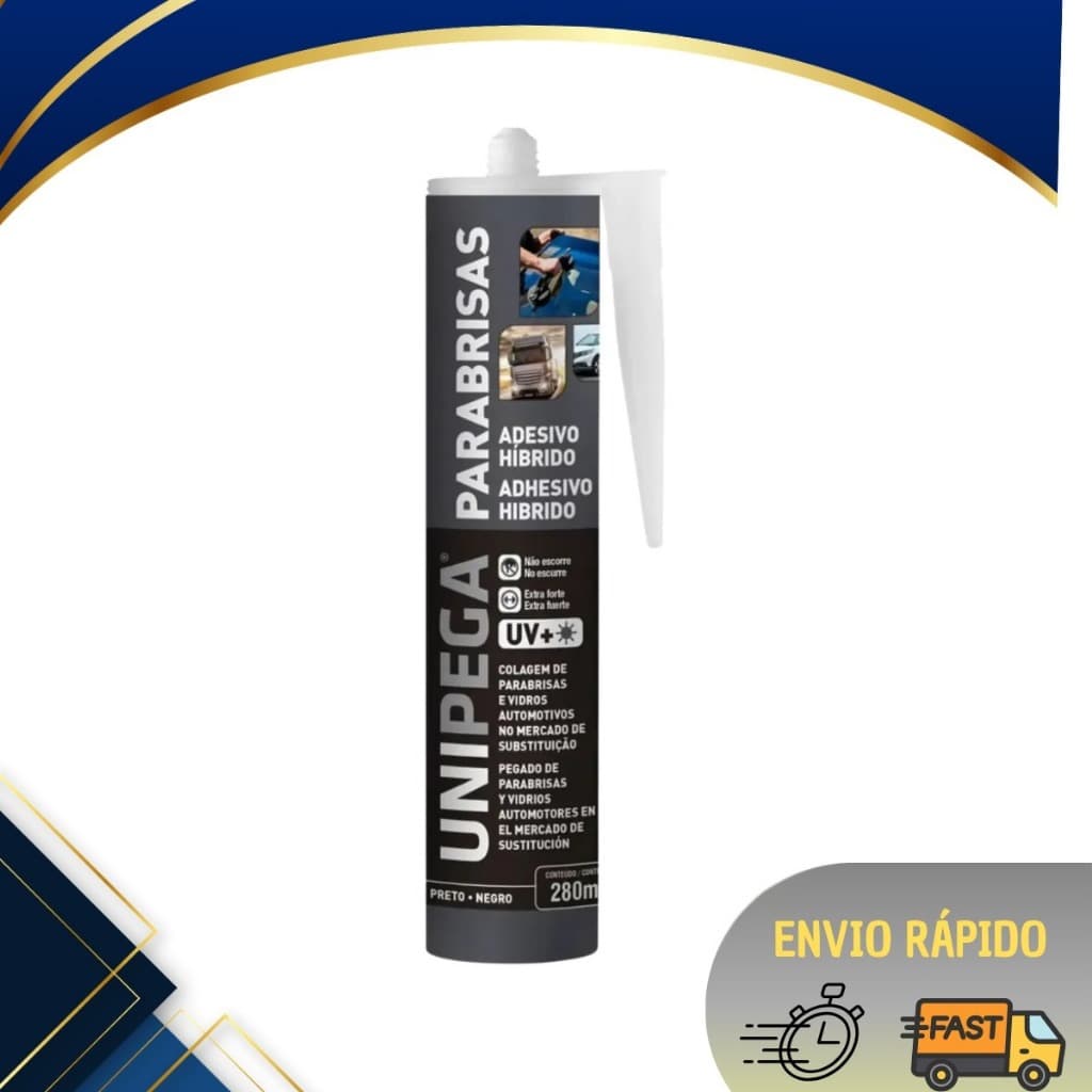Cola Parabrisa Unipega – Fixação Ultra Forte | Ideal para Vidro Automotivo | Alta Resistência