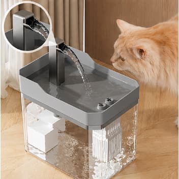 Fonte de Agua para Gatos Bebedouro Automático Regulável Plástico 110v Pet